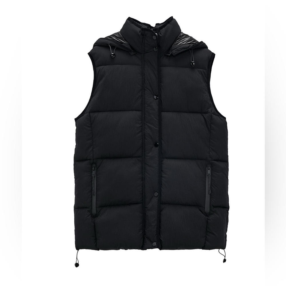 Women’s  Black Puffer Vest